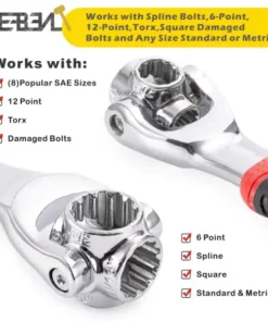 360 Degree 12-Point Universal Wrench