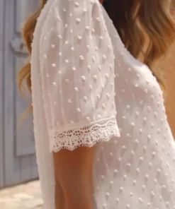 Sexy Lace V Neck Top