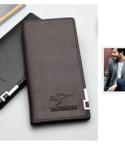 Mens Long Leather Wallet