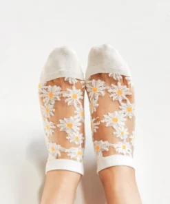 Translucent Daisy Socks