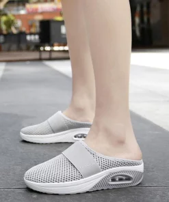 Air Cushion Slip-On Flat Sandals