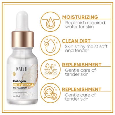 Anti-Wrinkle White Face Rice Serum