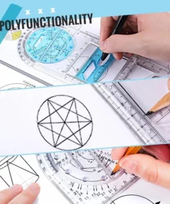 Multifunctional Student Math Ruler