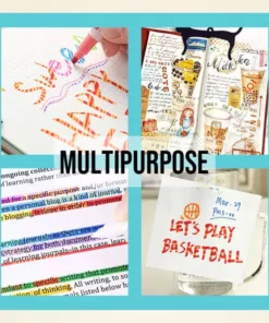 Magic Double Head Color Changing Fluorescent Pen Set