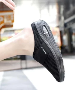 Air Cushion Slip-On Flat Sandals