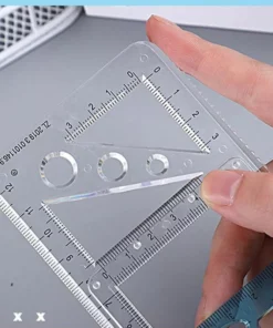Multifunctional Student Math Ruler