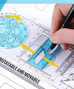 Multifunctional Student Math Ruler