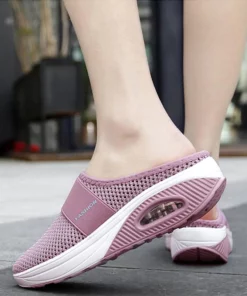 Air Cushion Slip-On Flat Sandals