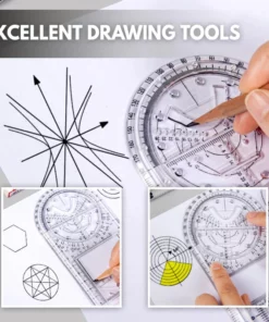 Multifunctional Student Math Ruler