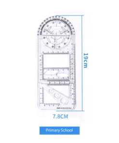 Multifunctional Student Math Ruler