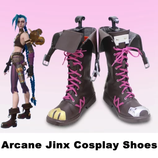 Arcane Jinx aangepaste anime-laarzen