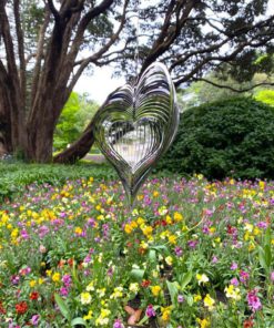 Mesmerizing Heart Wind Spinner