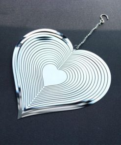 Mesmerizing Heart Wind Spinner