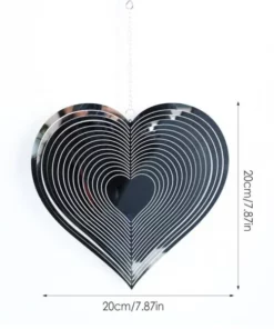Mesmerizing Heart Wind Spinner