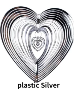 Mesmerizing Heart Wind Spinner