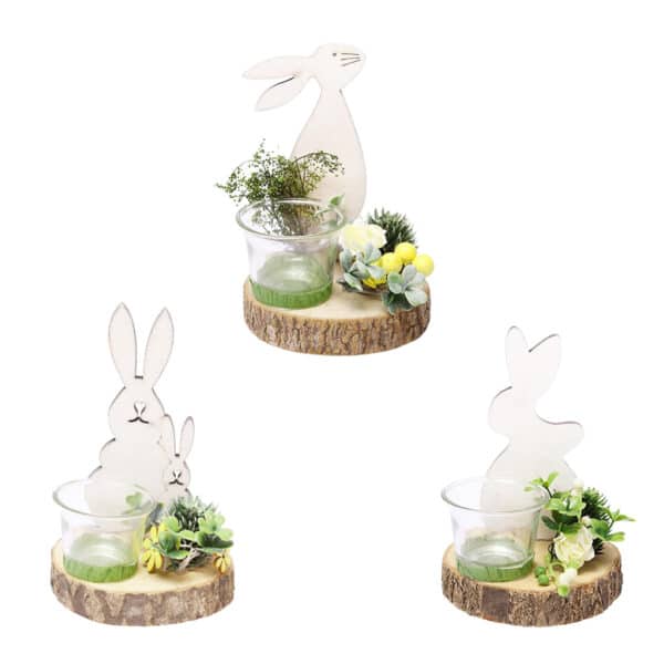 Easter Bunny Nordic Candle Holder Rabbit - Image 7