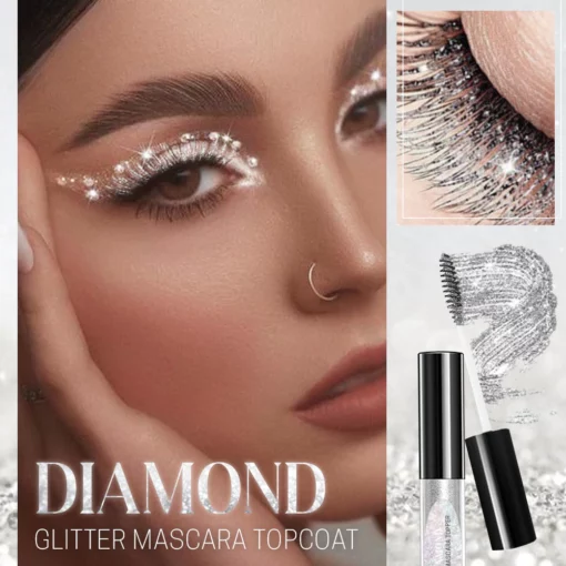 Diamant-Glitter Mascara-Topper