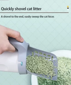 Cat Litter Scoop Integrated Detachable Deep Shovel Holder