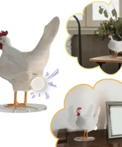 This Taxidermy Chicken Egg Lamp Exists