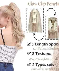 Claw-On Pony Tail Extension
