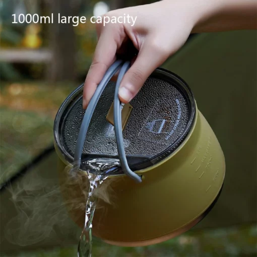 Zusammenklappbarer Wasserkocher für Camping