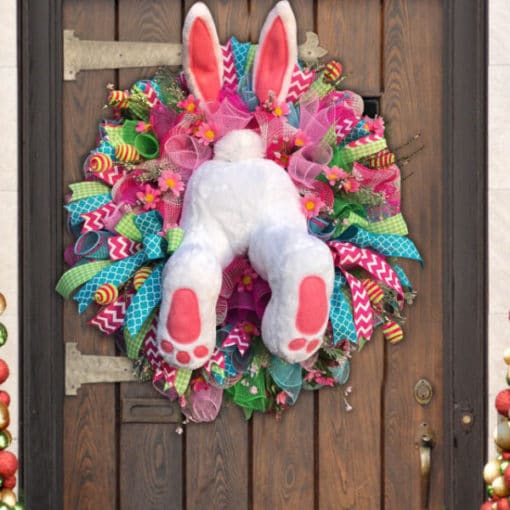 Easter Funny Bunny Door Ornament