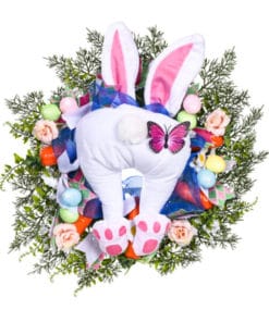 Easter Funny Bunny Door Ornament