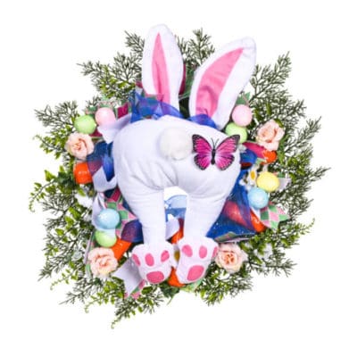 Easter Funny Bunny Door Ornament
