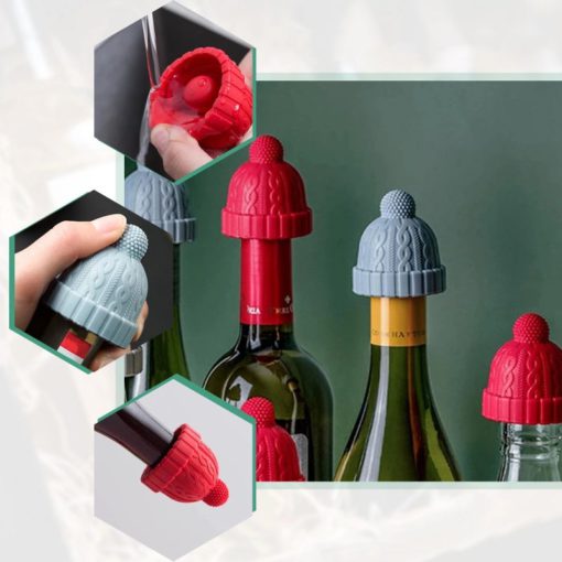 Tapë për shishe verë me kapele kreative