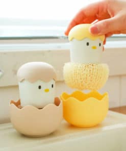 Cute Egg Kitchen Cleaning Brush