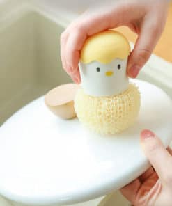 Cute Egg Kitchen Cleaning Brush