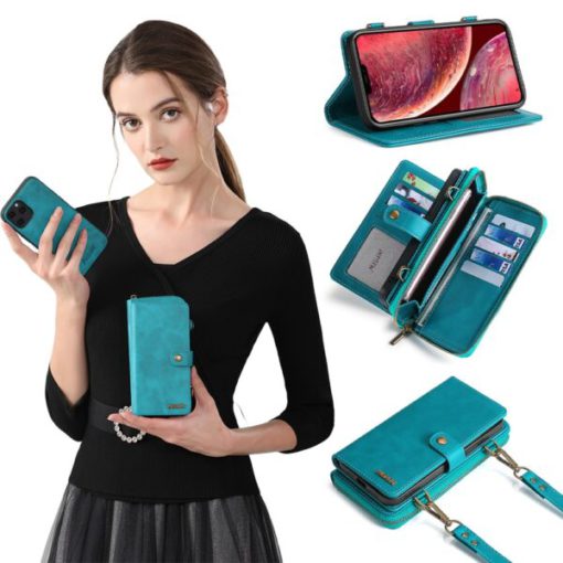 2 Mu 1 Detachable Leather Wallet Phone Case