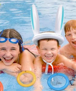Inflatable Easter Bunny Ears Ring Game Toy