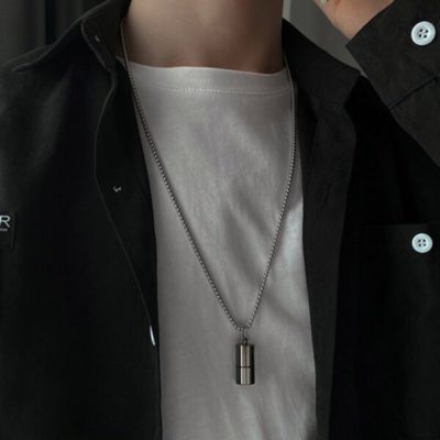 Titanium Mini Lighter Necklace