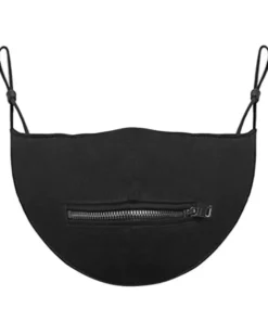 Solid Washable Zipper Mask