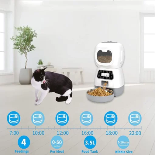 Alimentatore automaticu per animali Zamate 3.5L