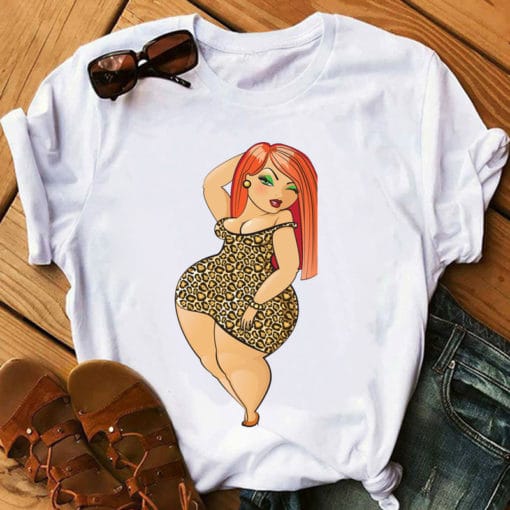 Sexy Bbw Ebony Plus Size T Shirt