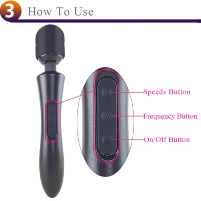 Huge Magic Wand Vibrators Sissy Toys For Women