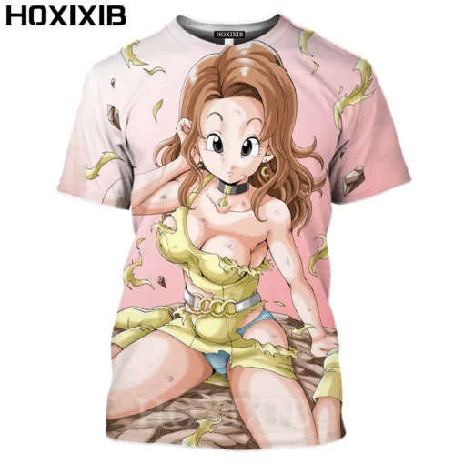 Jepang 3D Anime Loli Hentai T Shirt