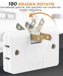 Rotatable Socket Converter