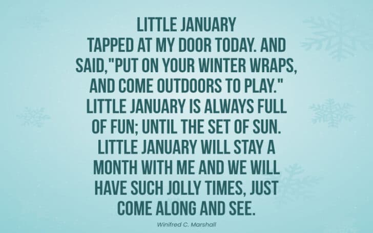 January Quotes
