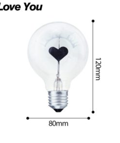 Decorative Vintage Edison Bulb Love Lamp
