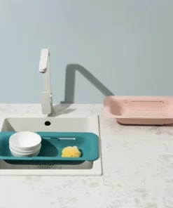 Kitchen Sink Strainer Basket Drying Rack