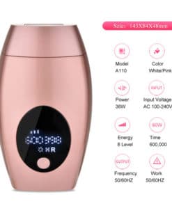 LCD Portable Laser Hair Removal Epilator