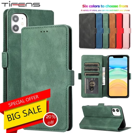 Leather Flip Oppo Phone Card Case Mo iPhone