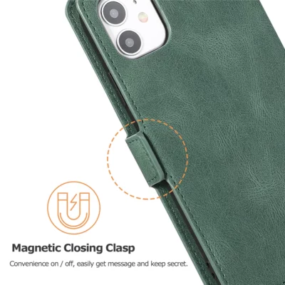 Leather Flip Oppo Phone Card Case For iPhone