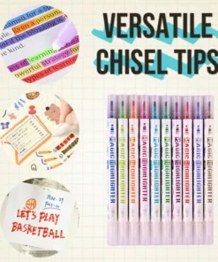 Magic Double Head Color Changing Fluorescent Pen Set