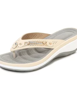 Casual Metal Buckle Sandals