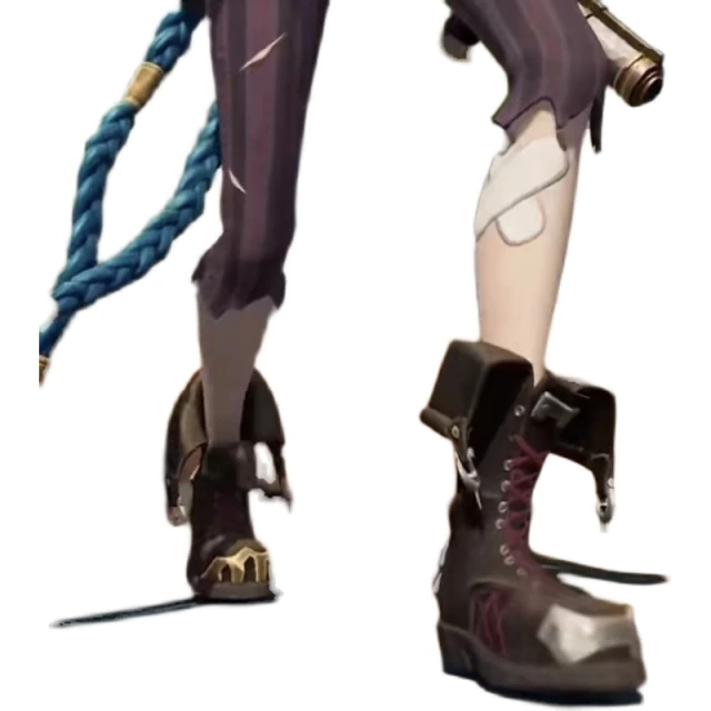 Arcane Jinx Custom Anime Boots