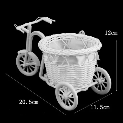 Arhae Üç Tekerlekli Bisiklet Çiçek Sepeti